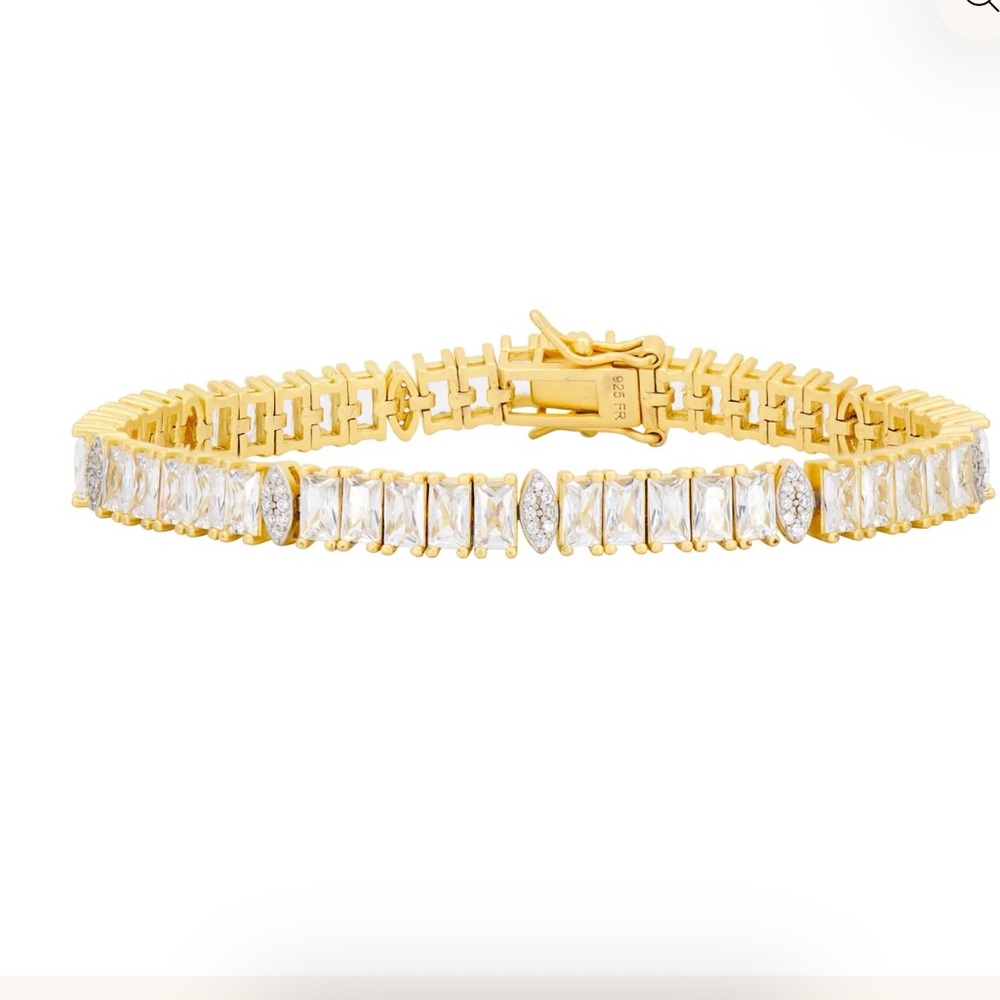 Freida Rothman Gold and Silver Bracelet